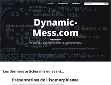 Tablet Screenshot of dynamic-mess.com